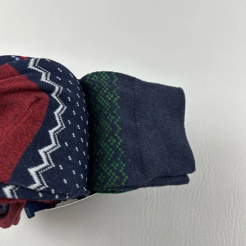 Original Penguin Men’s 5 Pair Crew Socks Christmas Gift Set 8-13